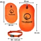 Pripučiama plaukimo plūduras 4Fizjo TSUNAMI, oranžinis