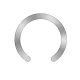 Tech-Protect MMP-210 MagSafe magnetinis žiedas, 2 vnt., Silver / Navy Blue