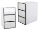 Modular Shoe Organizer Box with Transparent Flap