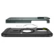 Spigen dėklas iPhone 16 Pro telefonui „Tough Armor MagSafe“ su stovu, žalias