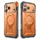 Supcase UB Grip Mag MagSafe dėklas iPhone 17 Pro Max, oranžinis-pilkas