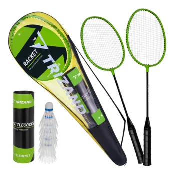 Trizand badmintono rinkinys su dėklu, 9 dalių