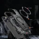 Hybrid Armor Trendy dėklas, skirtas iPhone 16 Pro Max su MagSafe, juodas
