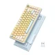 Belaidė žaidimų klaviatūra Onikuma MT707 RGB, Hot-Swap, geltona