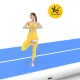 Pripučiamas gimnastikos takelis 4FIZJO AirTrack PRO 12 x 2 x 0,3 m, mėlynas