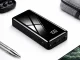 Išorinė baterija (Power Bank) 20 000 mAh, 4x USB, 2x LED žibintuvėlis, juoda