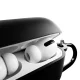 Silikoninis dėklas Puro Icon ausinėms AirPods Pro 3, juodas