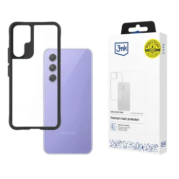 3MK Satin Armor Case+ dėklas Samsung Galaxy A54 5G telefonui, juodas