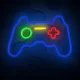 Forever Light PLEXI LED Neon Gamepad šviečianti dekoracija, įvairiaspalvė