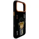 Nimmy Cool&Cute 2.0 Gorilla dėklas, skirtas iPhone 17 Pro, juodas