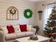 Large Christmas Wreath, Decorative, 50 cm, Green