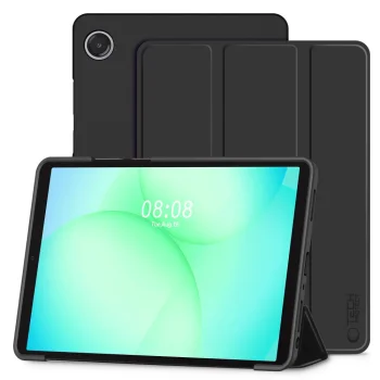 TechProtect SmartCase dėklas Samsung Galaxy Tab A9+ 11.0, juodas