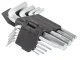 Hex Key Set 1.5-10 mm, 9-Piece L-Shaped Allen Wrench Kit