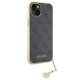 Guess iPhone 15 Plus dėklas 4G Charms Collection, pilkas