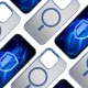 3mk Protection Frosty MagCase dėklas iPhone 14 Pro Max, mėlynas