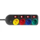 Maclean MCE508 B ilgintuvas-šakotuvas, 4 lizdai, USB-A/C, 1.5 m, juodas