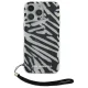 Apple iPhone 16 Pro Max 6.9\'\' Karl Lagerfeld IML Zebra Pattern & Cord Cover Case, Black