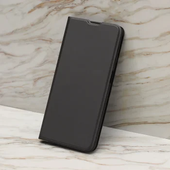 Samsung Galaxy A36 ( SM-A366E / DS ) Smart Soft Book Case Cover, Black