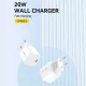 Wozinsky CMWCS USB-C PD 20W įkroviklis, baltas
