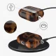 Ausinių dėklas Tech-Protect Lamano, skirtas AirPods Pro 3, juodas ir rudas