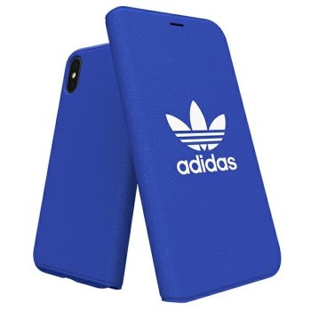 Adidas OR Booklet Case Canvas atverčiamasis dėklas iPhone X/Xs, mėlynas