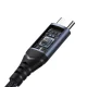 Joyroom SY-C01 USB-C to 3.5mm & USB-C DAC Adapter 60W Black