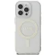 Guess iPhone 16 Pro Max dėklas IML Glitter Circle MagSafe, skaidrus