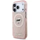 Karl Lagerfeld IML Choupette Head Logo MagSafe dėklas iPhone 17 Pro Max, rožinis