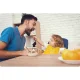 Ricokids silikoninis seilinukas su kišene, geltonas
