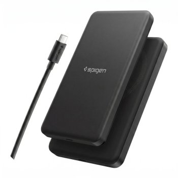 Išorinė baterija Spigen Essential EA2205MQ 5000mAh 22.5W Qi2, juoda