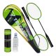 Trizand badmintono rinkinys su dėklu, 9 dalių