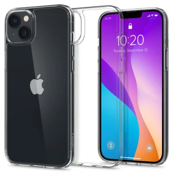 Spigen Airskin Hybrid dėklas, skirtas iPhone 14 Plus, Skaidrus