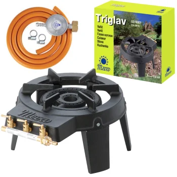 Pramoninė dujinė viryklė Meva TRIGLAV, 9.8kW