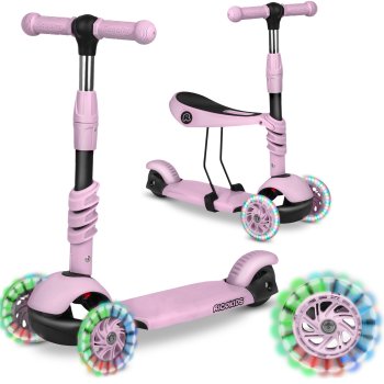 Triratis paspirtukas Ricokids Cubi Pink, rožinis