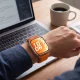 Tech-Protect Nylon Pro dirželis laikrodžiui Huawei Watch Fit 3 / 4 / 4 Pro / 5 / 5 Pro, oranžinis