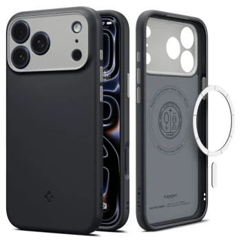 Spigen Nano Pop MagSafe dėklas iPhone 18 Pro Max / 17 Pro Max, juodas
