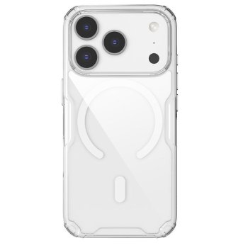 Nillkin iPhone 17 Pro Case Nature TPU Pro Magnetic, Transparent