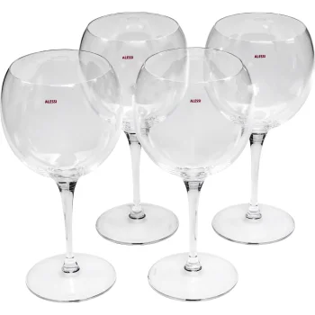 Raudonojo vyno taurių rinkinys Alessi Mami-XL 4 vnt. SG119/0S4, 650 ml