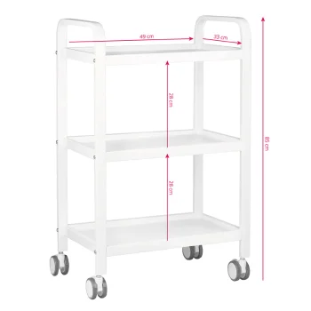 Cosmetic Trolley HS-09 White