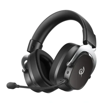 Belaidės žaidimų ausinės QCY Heroad VT200, 2.4GHz / Bluetooth 6.0 / 3.5mm, 7.1, juodos