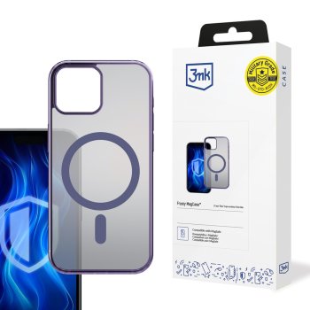 3Mk Protection Frosty MagCase for Apple iPhone 15 - Purple