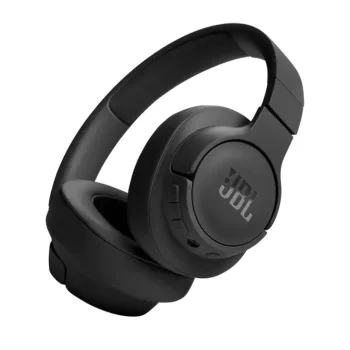 Belaidės ant ausų dedamos ausinės JBL Tune 720BT, Bluetooth 5.3, juodos