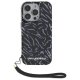 Karl Lagerfeld dėklas iPhone 16 Pro Max telefonui Zebra su viršele, violetinis