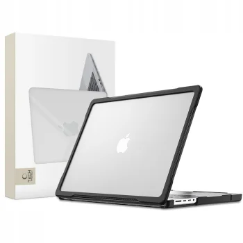 Tech-Protect Velar dėklas MacBook Pro 16" (2021–2026), Transparent Black