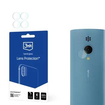 Hibridinis kameros apsauginis stiklas 3mk Lens Protection, Nokia 150 2023