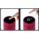 Smart Thermal Mug Bottle Thermos Flask with LCD Display and Temperature Sensor - 500ml, Red