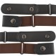 Elastic Buckle-Free Belt BQ53D, Brown
