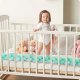 Ricokids Braided Crib Bumper 3m, Mint