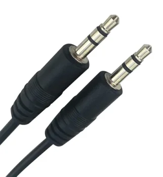 Garso laidas 3.5mm (miniJack) į 3.5mm (miniJack), 1m, Juodas
