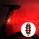Saulės baterija įkraunamas dviračio žibintų rinkinys (priekinis ir galinis)